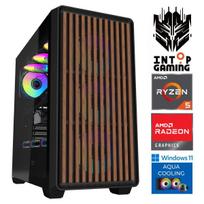 INTOP AQUA Ryzen 5 7500X3D 32GB DDR5 1TB SSD M.2 NVME RX9060XT 16GB WIN11Pro