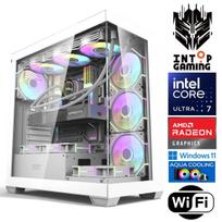 INTOP AQUA Ultra 7 265KF 32GB DDR5 1TB SSD M.2 NVME+2TB RX9060XT 16GB WiFi WIN11