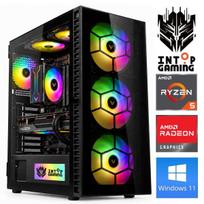 INTOP Ryzen 5 9600X 32GB DDR5 500GB SSD M.2 NVME RX9060XT 16GB WIN11