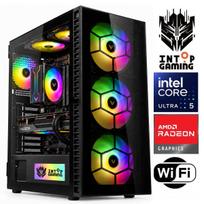 INTOP Ultra 5 250KF Plus 32GB DDR5 500SSD M.2 NVME RX9060XT 16GB WiFi no-OS