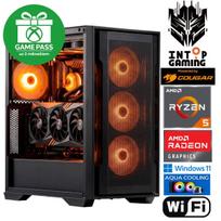 INTOP AQUA Ryzen 5 7500X3D 16GB 1TB SSD M.2 NVME RX9060XT 16GB WiFi WIN11 POWERED BY COUGAR