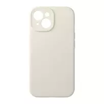 Forcell F-Protect Rubber Premium phone case with MagSafe support for iPhone 15 white