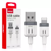 Amio -03907 data transfer and charging cable | USB-A to Lightning | 15W | 1m