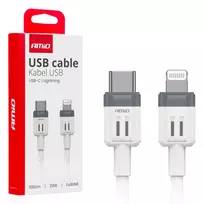 Amio -03910 data transfer and charging cable | USB-C to Lightning | 20W | 1m