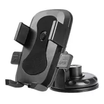 Amio car phone holder with suction cup with 64-105 mm clamp