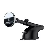 Amio magnetic car phone holder with suction cup with 15W wireless charging MagSafe compatible