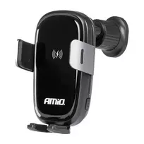 Amio car phone holder for air vent with 15W wireless charging