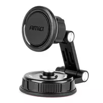 Amio magnetic car phone holder with suction cup