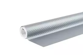 Amio 3D CARBON fiber SILVER foil 30cm x 150cm -02600