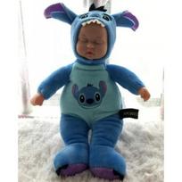 Anti-resatisfaction Sleeping with Rag Doll Baby Pillow Doll Children Plush Toy Birthday Gift Head to Feet 26cm gray