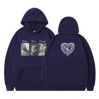 Sabrina Carpenter Geriausio Draugo Grafika 2025 Hoodie Vyrams Moterims Laisvalaikio Žiemos Ilgomis Rankovėmis Madingas Hip-hop'o Megztinis Gatvės Apranga Viršutiniai Drabužiai S gray
