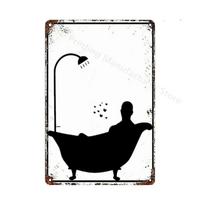 Tualeto Ženklas Vintažinis Juokingas Metalo Skardos Ženklai Retro WC Tualetas Sieninis Plakatas Menas Baras Klubas Vonios Kambarys Tualeto Sienų Dekoracija 20x30cm（7.8x11.8inch）