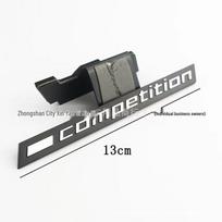 Compatible with BMW X1/MX3/MX4/MX5/MX6/M1/M3/M5/M4/M6 Competition Thunder Edition Car Emblem. gray