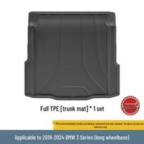 Eco-Friendly TPE Car and Trunk Mats for 18-24 BMW 3 Series Long Wheelbase gray