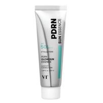 VT PDRN Glow Sun Essence SPF50+ PA++++ Hydrating Essence Sunscreen 50ml x2 white