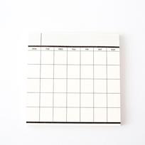 50 Sheets Stationery Monthly Planning Day Planner Tearable Notepad Memo Pad Time Schedule white