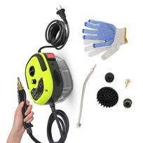 Handheld Steam Cleaner 1500W High Power 6 Speeds   Practical Steam Cleaner for Kitchen Refrigerator gray