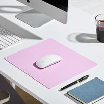 Non-slip Odorless Silicone Mouse Pad - Dirt-resistant Desk Pad with Negative Ions for Gaming and Office Use šviesiai rausvos spalvos