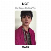 NCT Hot Sauce Chilling Ver. Official Photocard MARK white