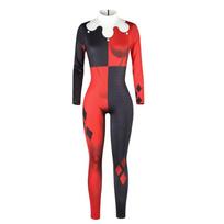 Seksualus Geležinis žmogus Harley Quinn Helovino Cosplay Jumpsuit Moteriškas Bodysuit 5,S black