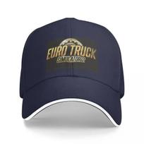Lovers of Euro Truck Simulator 2 Baseball Cap Mountaineering Streetwear Christmas Hat Elegant Womens Hats Unisexs gray