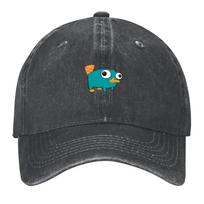 Agente PPerry the Platypus Baseball Cap Trucker Cap Sunhat sun caps Dropshipping Unisexs Luxury Womens gray