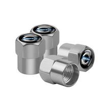 4PCS Metal Valve Caps For Volvo XC60 XC40 XC90 S60 S90 V60 V90 EX30 EX90 XC70 C40 EM90 Car Tire Stem Caps Auto Accessories HQ8 (as the picture,Volvo) gray