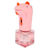 Dinosaur Soap Dispenser Cute Automatic Foaming Cartoon for Young Children, Families, rožinė
