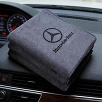 Suede Microfiber Car Wash Towel Drying Cloth Cleaning Towels For MERCEDES BENZ W211 W204 W210 W203 CLA GLA Interior Accessories gray
