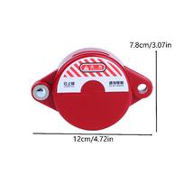 Gate Valve Lockout Abs Safety Valve Lock Cover High Visibility Warning Signs For Industrial Safety Management GVL01 25 to 64mm white