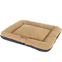 Soft Dog Bed Mattress Mat Crate Kennel Pad Washable Cloth Anti-Slip Bottom  Indoor Outdoor For Large Medium Small Dogs Cats 70X55CM geltona