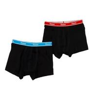 Hanes Men's Boxer Briefs 2-Pack Antibacterial Odor-Resistant HM6EG702 L blue