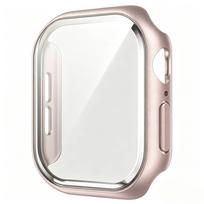 Apple Watch Series 12 Apsauginis dėklas su grūdintu stiklu - Pilna apsauga išmaniajam laikrodžiui 42mm žvaigždžių šviesos spalva