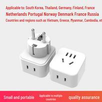 Universal Plug Adapter: German, European, Korean, Thai, US, UK, EU Standard Converter for Travel Charging US to China 7-hole