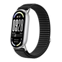 Nylon loop Strap for Xiaomi Mi Band 10 9 8 Strap NFC Accessories Sport Smart belt Replacement bracelet correa Mi band 10 9 8 NFC for Miband 10 strap juoda