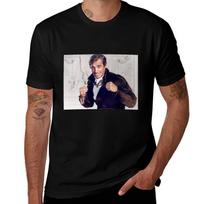 Jean Paul Belmondo Classic Tshirt Large Size Casual Short Sleeve Top 2XL brown