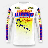 Bicycle Off-Road Bike Jersey Cycling Jersey T-Shirt MTB Mountain Bike Sweatshirt Speed Down Jersey Quick-Drying Jersey MX Motorcycle Racing Jersey XXL