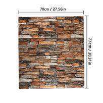 1/5/10 vnt 70 * 77 cm Tapetai Lipni 3D miegamojo dekoravimo siena Neperšlampama Drėgmei atspari minkšto paketo tapetai 5pcs 70*77cm raudona