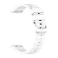 Silikoninis laikrodžio dirželis Pakeitimas Suderinamas su Huawei Watch GT 6 41MM Reguliuojamas Vandeniui atsparus Kvėpuojantis Moterims Vyrams Išmanusis laikrodis Sportinis Apyrankės Apyrankė balta