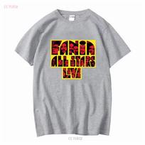 Fania All Stars gyvai Marškinėliai Salsa Hector Lavoe Willie Marškinėliai Žvaigždės vintage Skalbti Patogūs Unisex vyrams streetwear 4XL gray