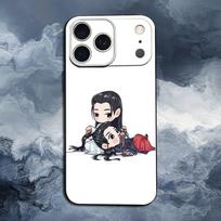 Cartoon Mo Dao Zu Shi For iPhone 8,7,11,12,15,14,13,16,17,Plus,Pro Max,XS,X,XR,SE,Mini,Soft Silicone Black Case iPhone12 black