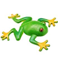 Funny Decompress Frog Toy Simulation Frog Model Soft Rubber Fake Frog Sensory Play Great Gift For Toddlers Funy Prank Toys green