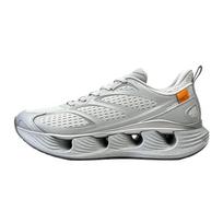 Anta Ultra Folding Shoes With Cushioning For Commuting Lightweight Comfortable Breathable Mesh Low-Top Running Shoes Men sneaker 112625501-2 45 gray