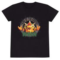 Super Mario Bros Bowser Circle S gray