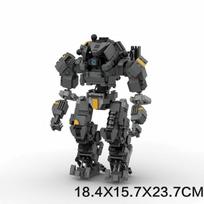 MOC ion mech Titanfall 2–themed building block figure model toy ornament gray