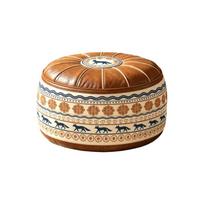 Space-Saving Storage Leg Bench Vintage Tatami Sitting Mat Seat Cushion Cover  Apartment Style 4 beige