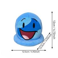 Inanimate Insanity Plush Toy Cartoon Bot Lightbulb Goo Teddy Bear Stuffed Doll Anime Object Show Peripheral Plushie Gift blue