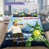 Tabaluga Filmas Spausdinta pledo užvalkalų komplektas su pagalvės užvalkalu Be užpildo Vaikų patalynės komplektas Miegamojo dekoras Dovana 135x200cm