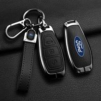 Naujas lydinio 3 mygtukų Naujas automobilio rakto dangtelis Dėklas Korpusas Fobas Ford Fiesta Focus Mondeo Kuga Escape C-Max /Grand C-Max Ecosport C-Max black