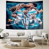 Messi Football Celebration Tapestry Hanging for Bedroom,Livingroom, Playroom,Decor Art Room Wall Tapestry Holiday and Birthday Gifts 150cmx200cm